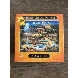 Yellowstone Old Faithful 210 Piece Personal Jigsaw Puzzle 9x11 Dowdle Folk Art